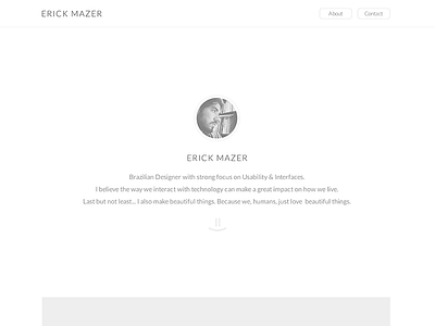 New Website WIP clean minimalism