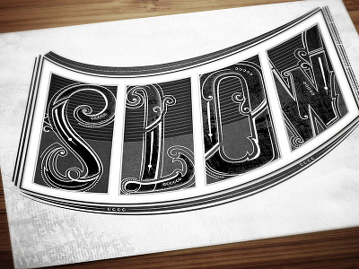 "Slow" Lettering alt j black depechemode desing graphic handlettering lettering slow type typography white