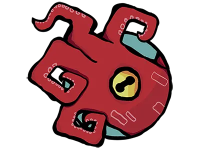 Squid Logo (final) logo red squid