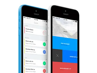 Quest Dashboard app create dashboard list quest timer ui