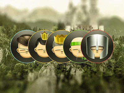 Royal Heads crown fiddlesticks heads helmet king razzledazzle royal slots