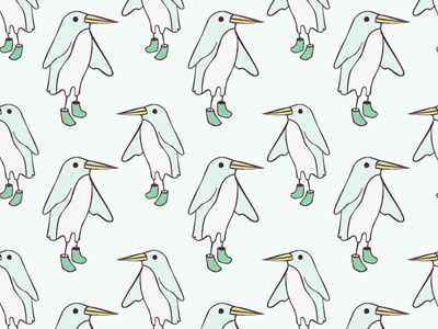 bird boots pattern seamless surface design