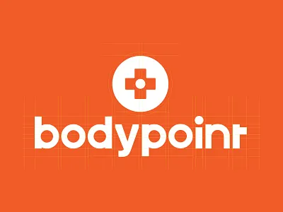 BodyPoint WIP grid logo logo grid logotype medical branding wip