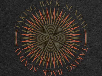 Taking Back Sunday - Sundial band design merch merchandise print t shirt takingbacksunday tshirt