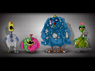Chombies android character chicken game ios mobile table zombies