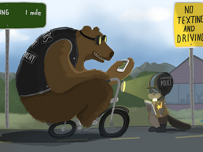 Bears of Anarchy bears charming ipad police procreate