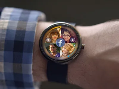 Facebook Android Wear app android concept facebook watches wear