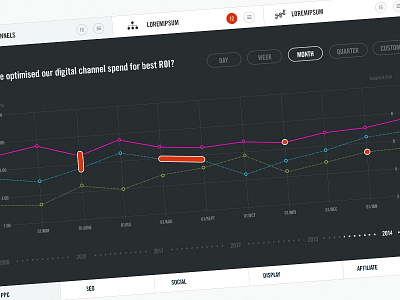 Halos4 analytics clean dashboard interface typography ui white