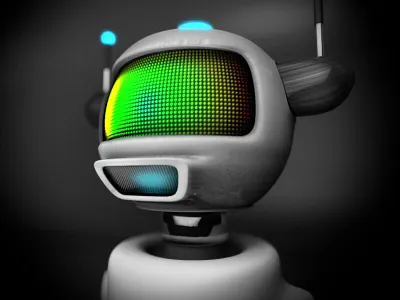 Mr Hornbot c4d cinema 4d robots