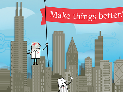 Make Things Better chicago city illustration luma luma institute maya maya design