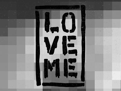 Loveme eddy mumbles hand lettering illustration lettering sketch texture