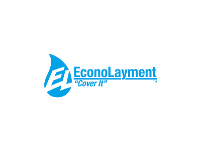 El logo drip icon logo vector