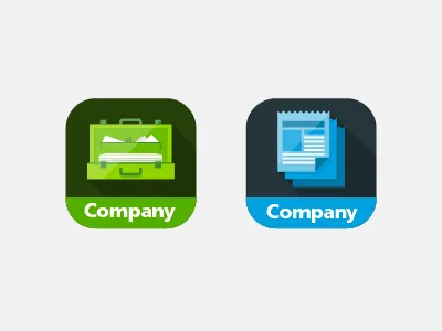 Some Icons flat icon icons illustrator ios mobile mobile icon shadow vector