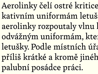 Caron in text carnokytype font inka type typeface typography