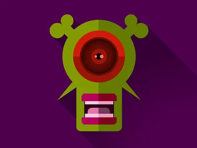 Molusko Skull brasil brazil brock character design flat ilustration long shadow minimalist skull
