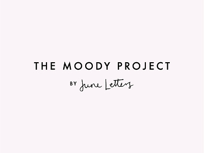 The Moody Project blog design identity inspiration mood board