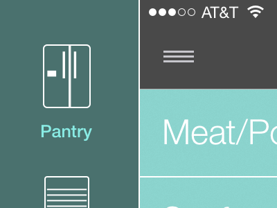 Refrigerator icon? fridge icon pantry refrigerator ui