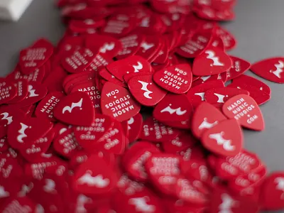 Mason Music Guitar Picks branding corporate identity identity logo music