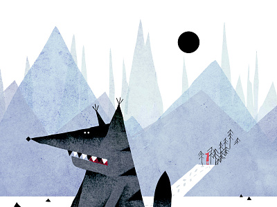 split-up illustration primitive