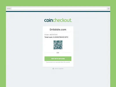 Coincheckout | Webdesign branding checkout landingpage order payment webdesign