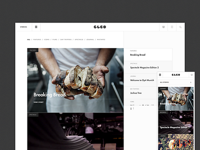 Stories ecommerce platform responsive web