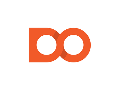 Do branding circles do infinity logo loop orange