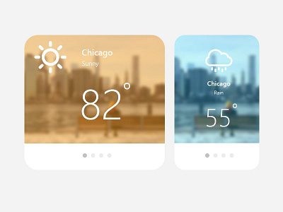 Weather Widgets ios 7 menu mobile profile ux design web design