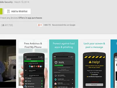 Lookout Google Play Store walkthrough android app play store walkthrough