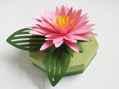 Aster gift box 3d aster gift box paper