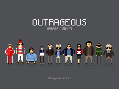 Outrageous 8bit movie pixel