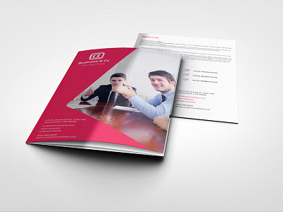 Business Tri Fold Template V2 3xa4 brochure business clean company brochure coporate indesign modern simple tri fold