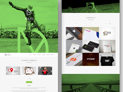 Personal website dmcreatividad graphic design