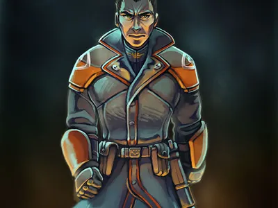 Gunner - Before 40k illustration painting warhammer