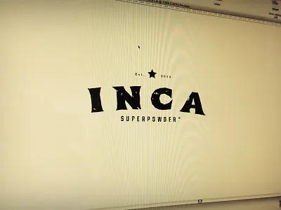 Inca brand distressing inca logo vintage