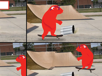 Styleframe - Character animals animation character animation educational skateboarding animal