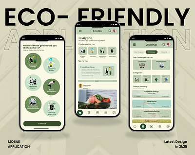 🌿 Eco-Friendly UI/UX Design for a Sustainable Future! 🌍✨ app design branding eco friendly ecology graphic design persona sustainability ui uiuxdesign user experience design userinterface ux