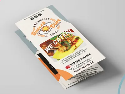 Trifold - Buenos Dias catering 2025 design graphic design graphics restaurant