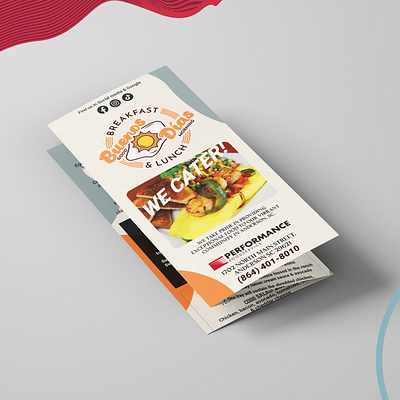 Trifold - Buenos Dias catering 2025 design graphic design graphics restaurant