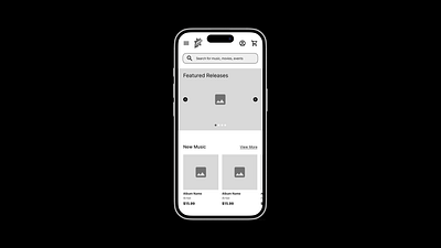 Amoeba Music - IA + UI Redesign card sort information architecture mobile app sitemap tree test ui user interface design