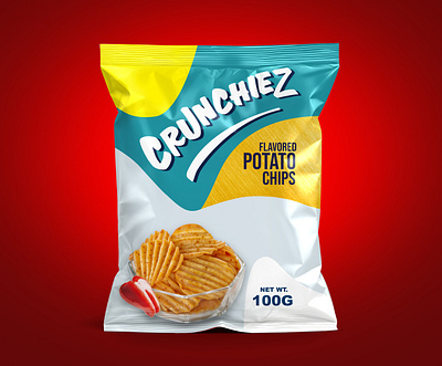 Snacks Packageing Design branding chips package design graphic design snacks design