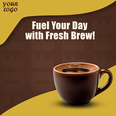 Fuel Your Day ☕ | Engaging Coffee Animated Ad animated gif animation branding coffee animation ad gif graphic design motion graphics social media animation ad social media post