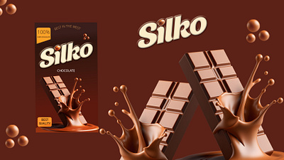 Chocolate Poster branding graphic design logo ui