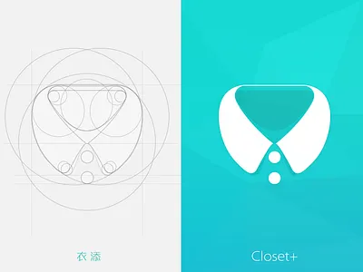 Closetplus App Logo closet cloth green logo