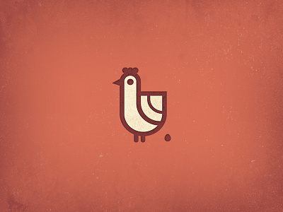 Chx Icn authentic chicken eggcellent hand crafted hen icon illustration