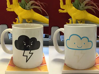 Weather Underground Magic Mug cloud coffee cup magic mug weather