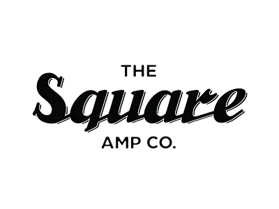 Square 2 V2 amplifier amps branding guitars hand lettering lettering logo logotype