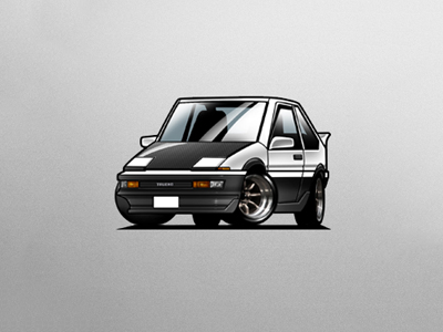 tiny AE86 ae86 car