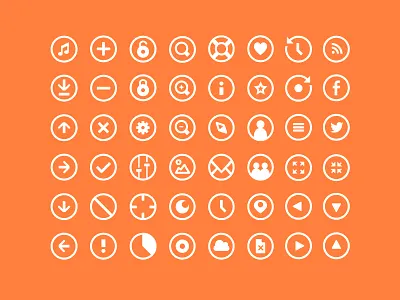 Icons 16x16 design flat icon icons illustration shape