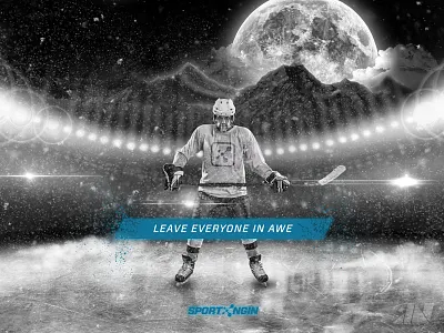 Leave Everyone In Awe company company branding design hockey motivational photoshop sport ngin sports