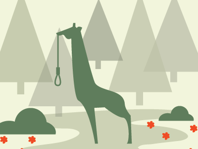 Murder Giraffe design giraffe illustration tyler vector